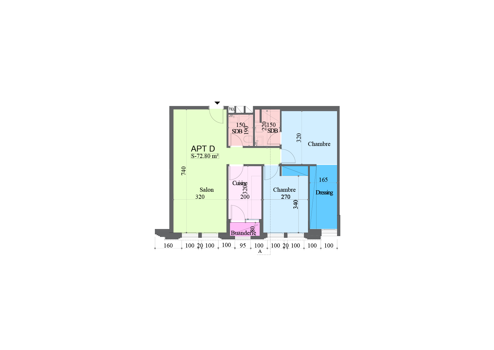 Plan Appartement Type D