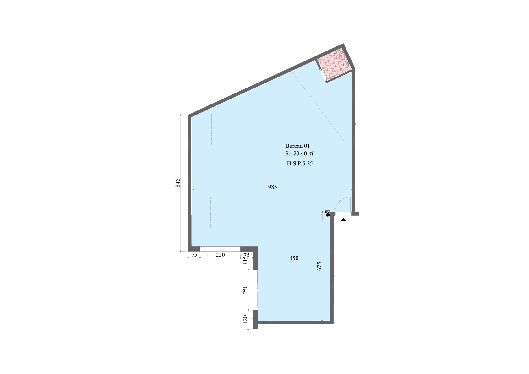 Plan Plateau bureau 01